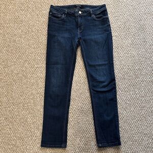White House Black Market Dark Blue Skinny Jeans
